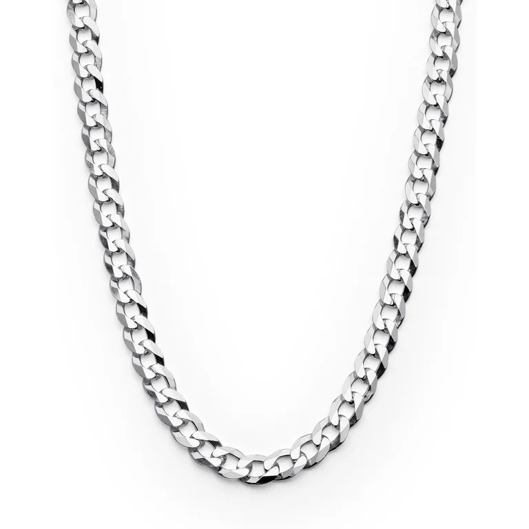 Metal Masters Mens 4mm Sterling Silver 925 Italian Curb Chain Necklace 16 18 20 22" 24" 30 | Walmart (US)