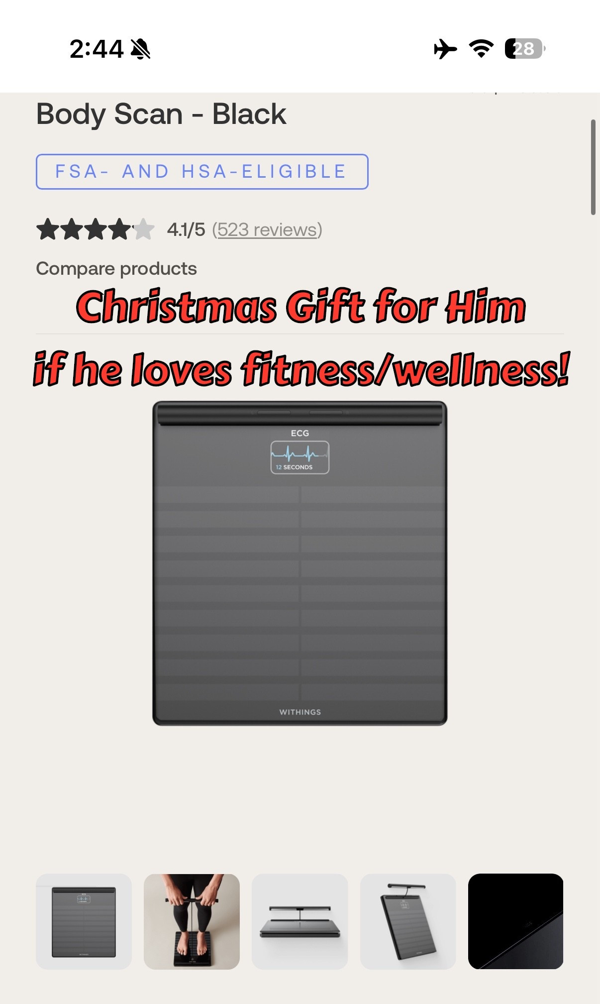 My husband asked for this specifically so I already know it’s fitness/wellness obsessed man approved 😂 it’s also $110 off right now! 

#LTKActive #LTKCyberWeek #LTKGiftGuide