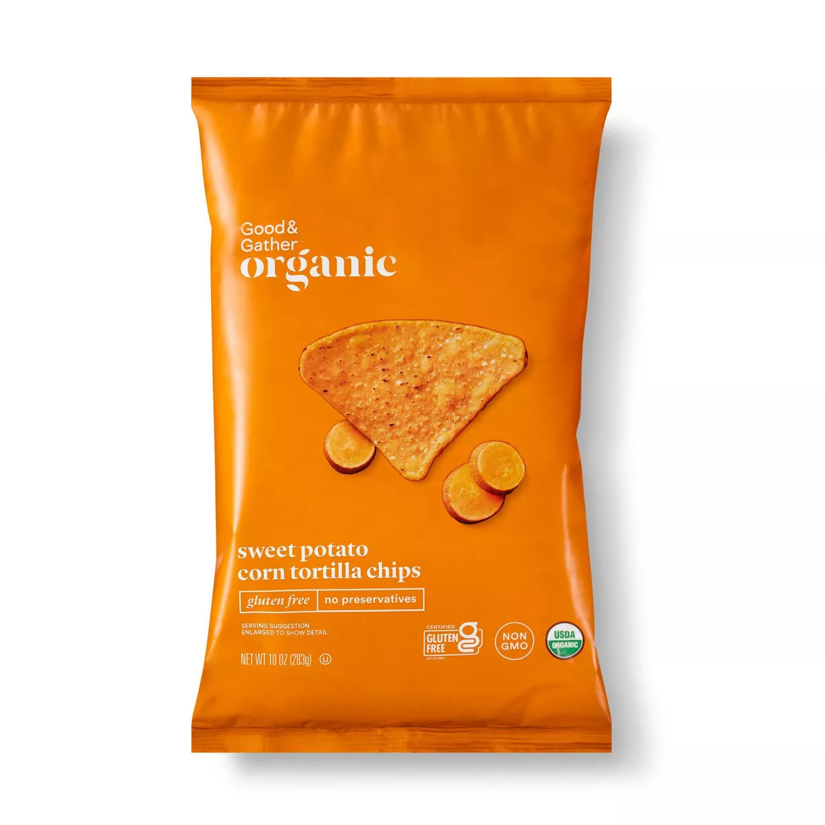 Organic Sweet Potato Corn Tortilla Chips - 10oz - Good & Gather™ | Target