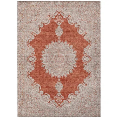 HomeRoots 10' X 14' Beige Oriental Washable Indoor Outdoor Area Rug | Wayfair North America