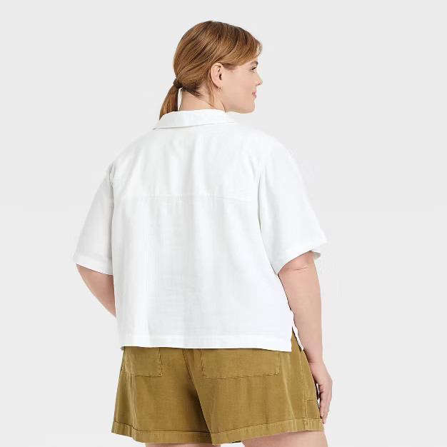 Women's Short Sleeve Button-Down Shirt - Universal Thread™ | Target