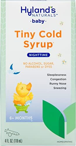 Baby Nighttime PM Cold Syrup by Hyland’s, Natural Relief of Runny Nose, Congestion and Sleeples... | Amazon (US)