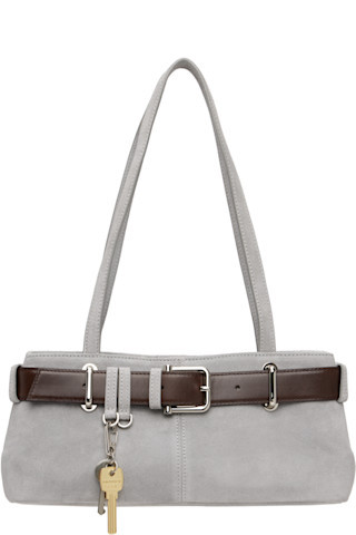 Gray Shoulder Brocle Mini Bag | SSENSE