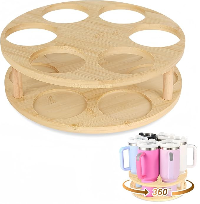 Large Water Bottle Organizer for Stanley 40 30 20oz Tumbler Cups, Kitchen Organizers and Storage ... | Amazon (US)