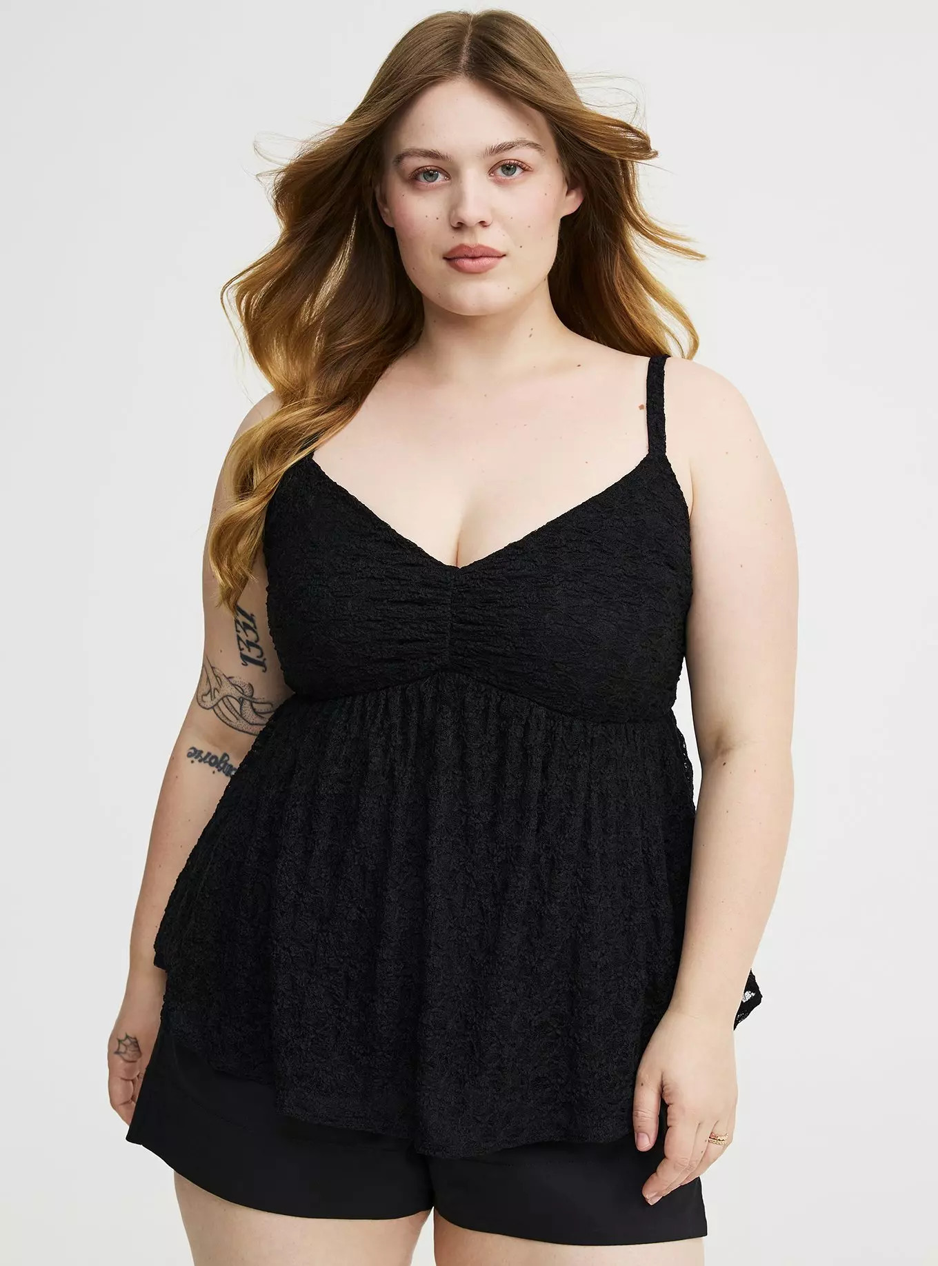 Stretch Lace Sweetheart Babydoll Cami | Torrid (US & Canada)