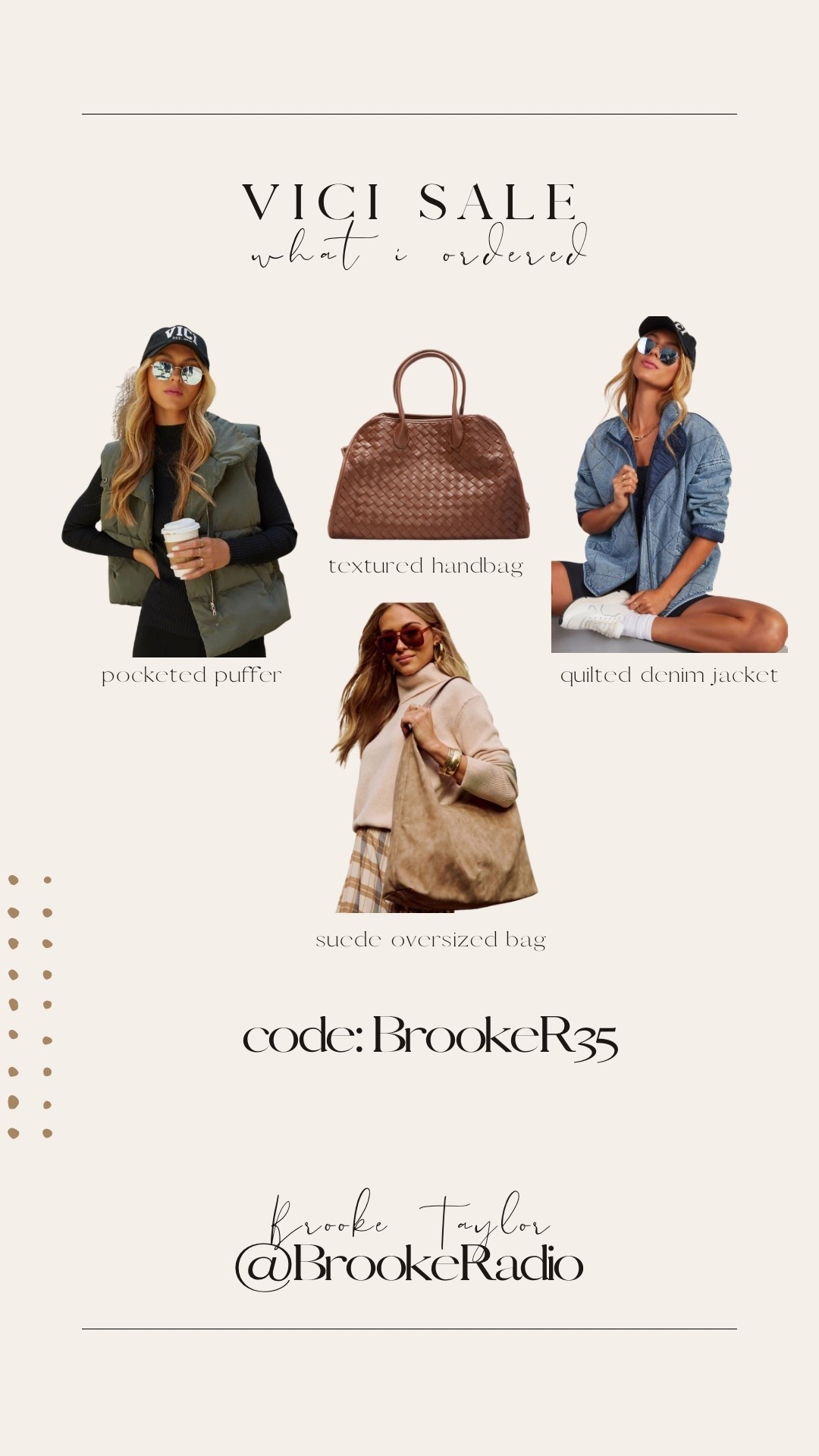 Fall fashion picks from VICI! I’m so excited for big bags and cozy outfits. Use my code BROOKER35 to save 

#LTKPlusSize #LTKxVICI #LTKMidsize