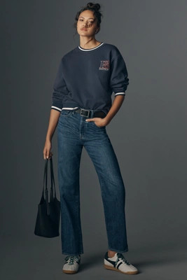 Pistola Cassie High-Rise Crop Straight Jeans | Anthropologie (US)