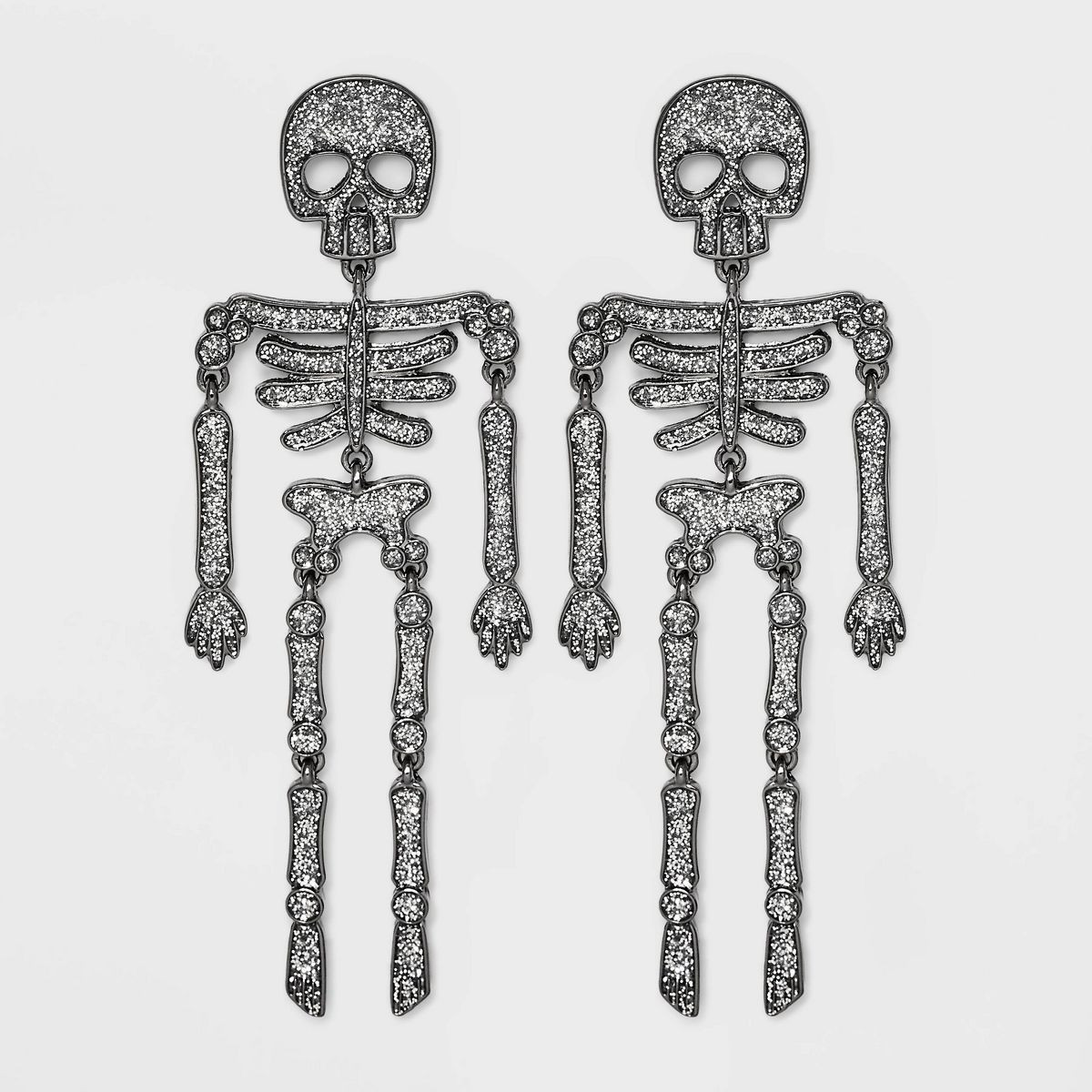 Sugarfix by Baublebar Halloween Skeleton Earrings - Gray | Target