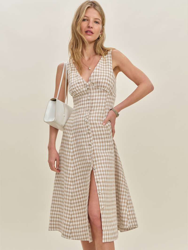 Sebastien Linen Dress | Reformation (Global)