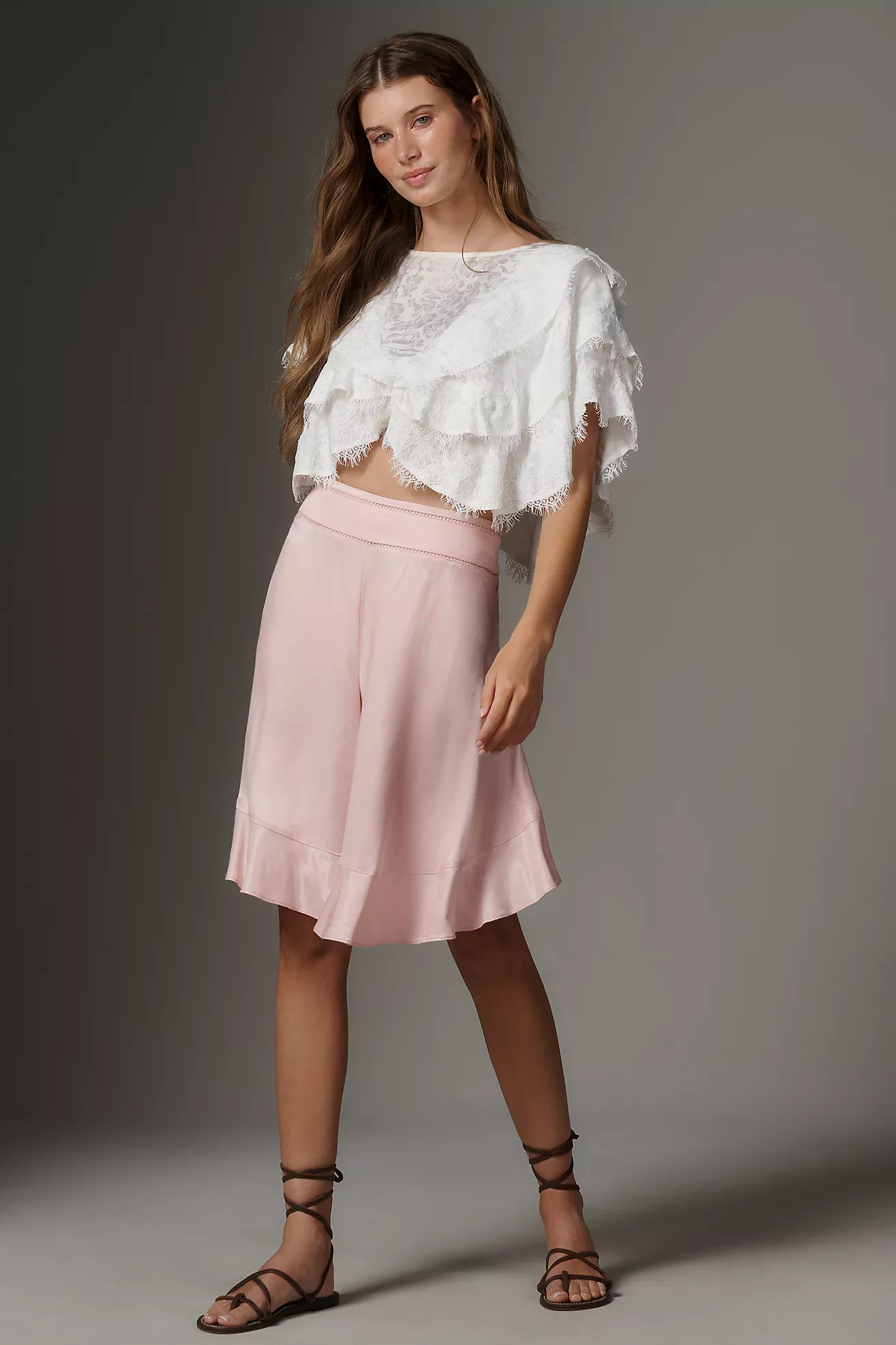 By Anthropologie Silken Longline Shorts | Anthropologie (US)