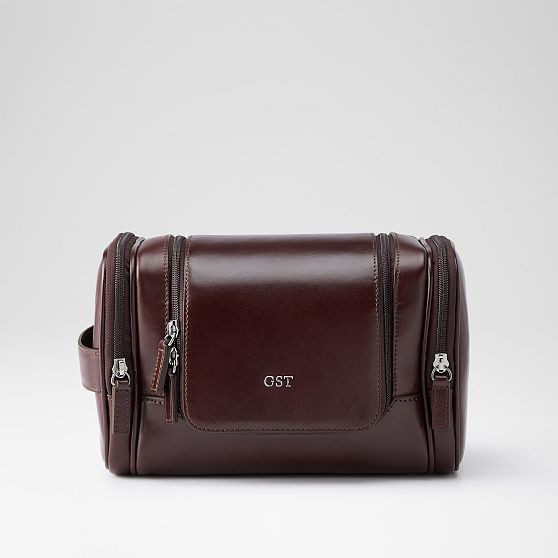 Graham Leather Hanging Toiletry Bag | Mark and Graham