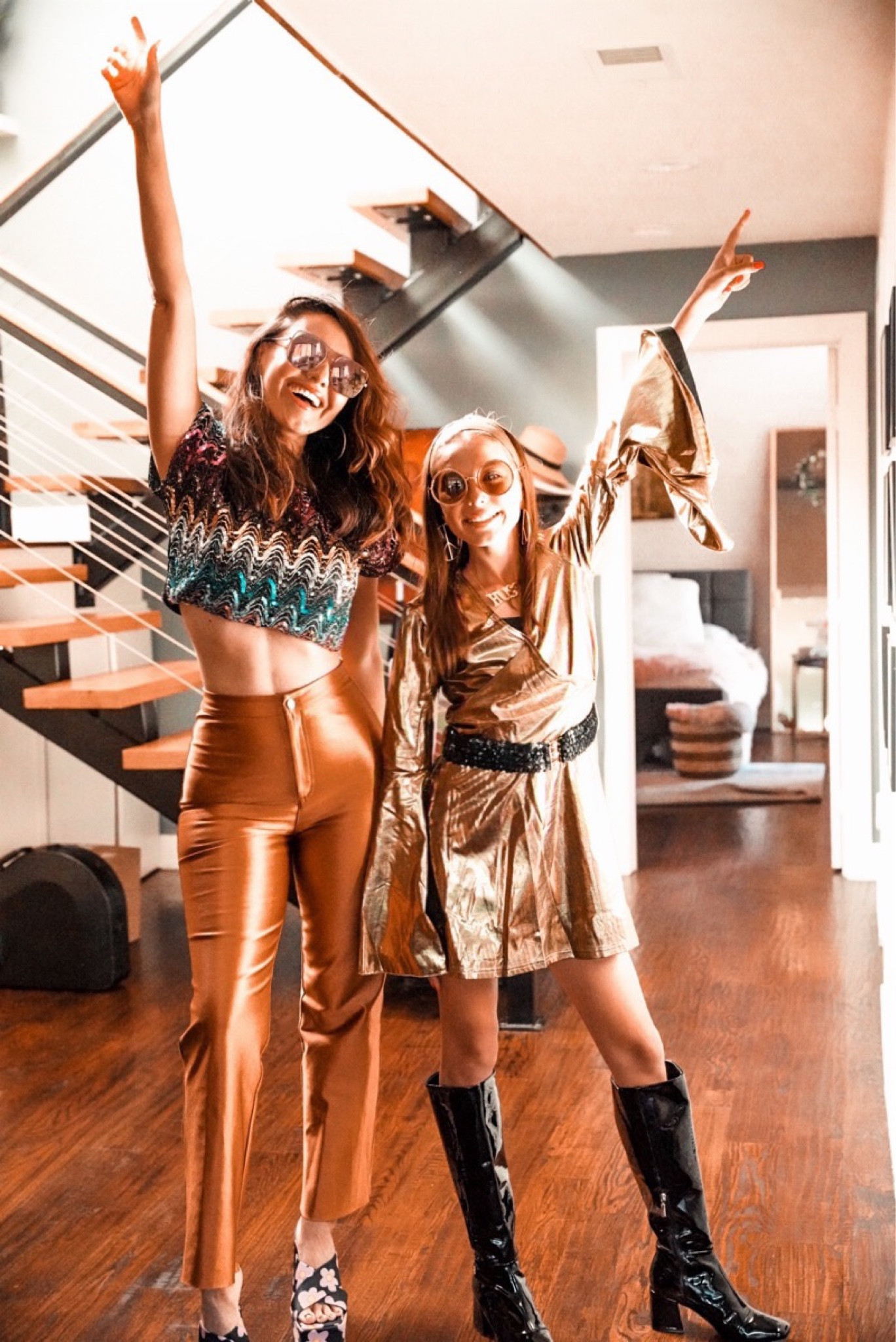 Disco Divas! So much fun dressing up as disco Divas. 
Halloween, Bestie Costumes, Disco pants

#LTKHalloween #LTKSeasonal