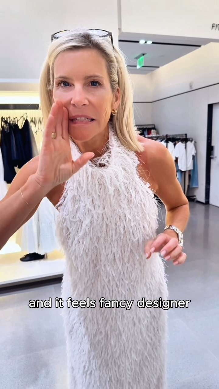 A woman in the dressing room stopped me and said, "You need to try that on."

Honestly, I wasn't so sure.

This is completely different from anything I would normally pick, but the second I put it on, I understood. It feels expensive, looks far more designer than the price tag, and now I'm wondering where exactly I'm supposed to wear it.

Because suddenly I need an event. 

 #LTKdayinmylife #LTKootd #LTKstorytime