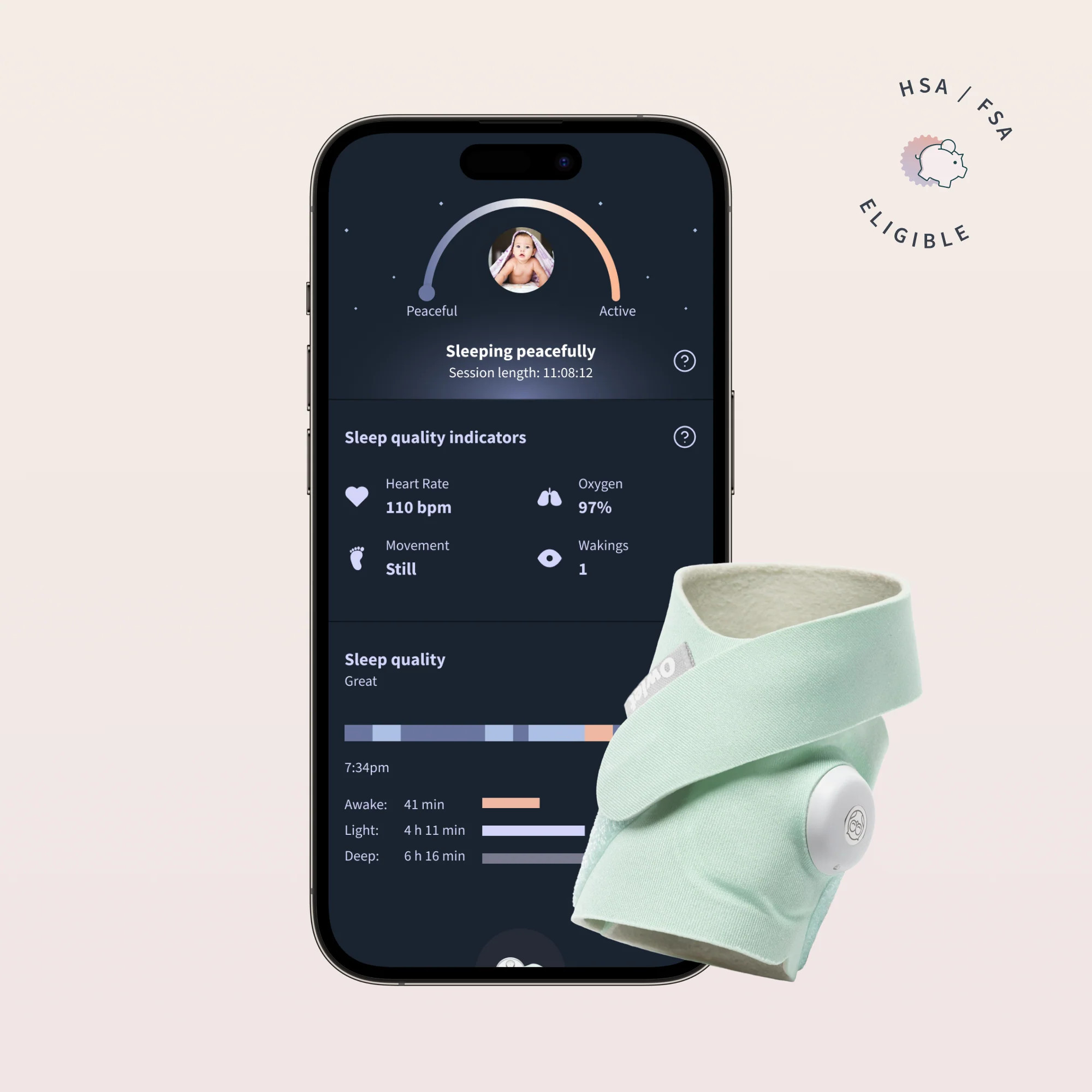 Owlet® Dream Sock | Owlet