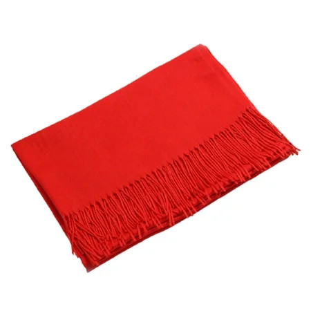 Women s Fashion Shawl Oversized Scarf With Tassel Women s Warm Scarves Red | Walmart (US)