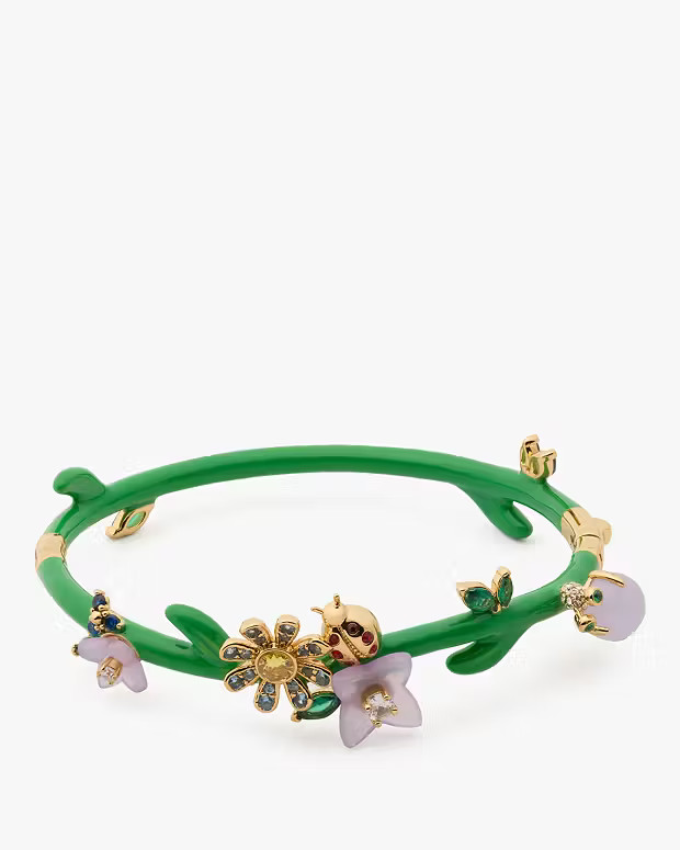 Garden Friends Hinged Bangle | Kate Spade (US)