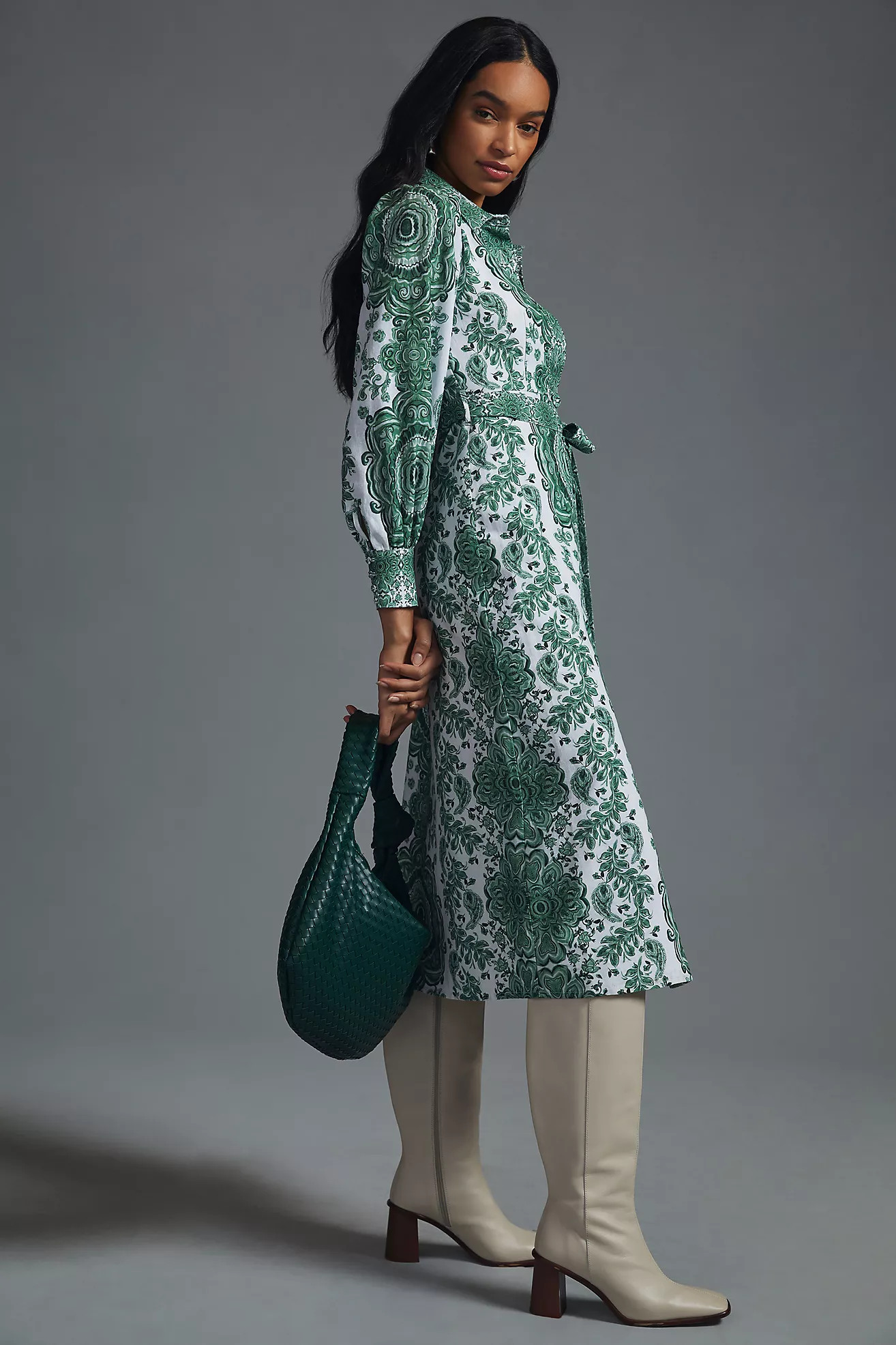 Kachel Printed Maxi Dress | Anthropologie (US)