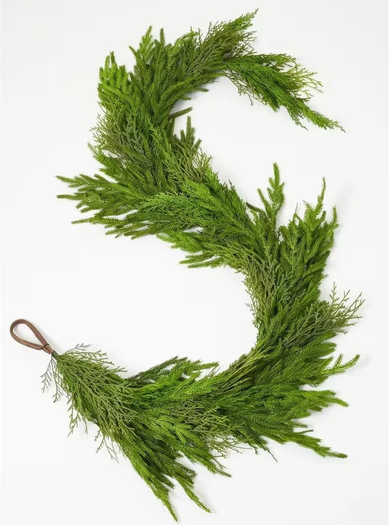 Mixed Winter Greenery With Cypress Norfolk & Pine Christmas - Etsy | Etsy (US)