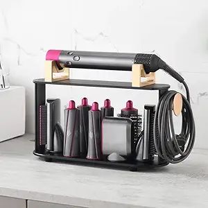 Aluminum Alloy Countertop Bracket Organizer Stand Storage Holder for Air Blower Styler Storage Ra... | Amazon (US)