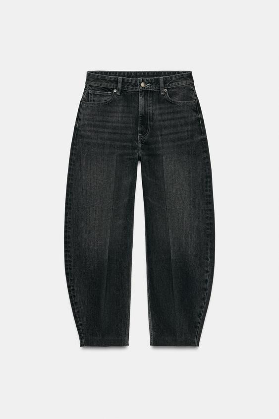 ZW COLLECTION TAPERED JEANS MIT HOHER TAILLE | Zara DE