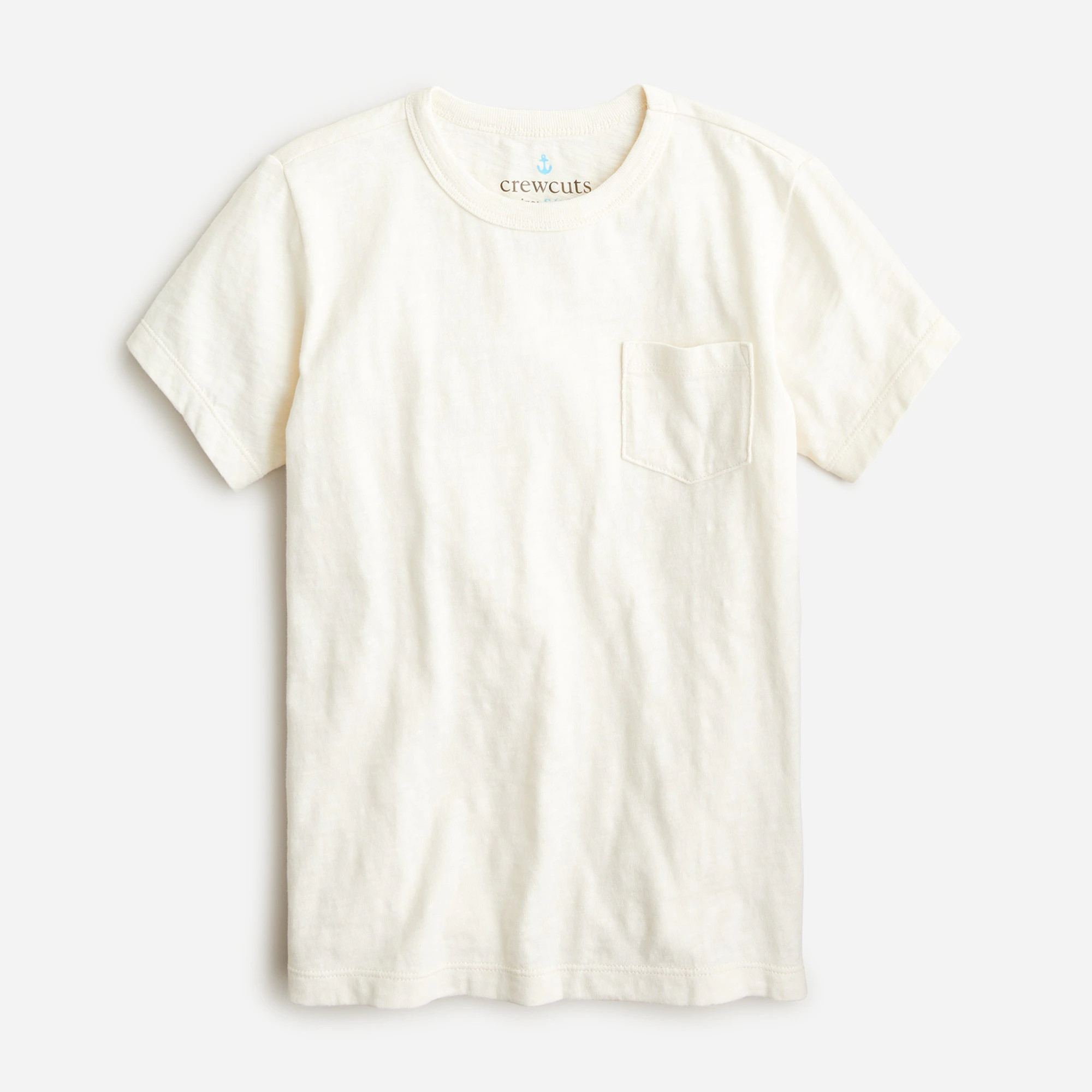 Kids' garment-dyed pocket T-shirt | J. Crew US