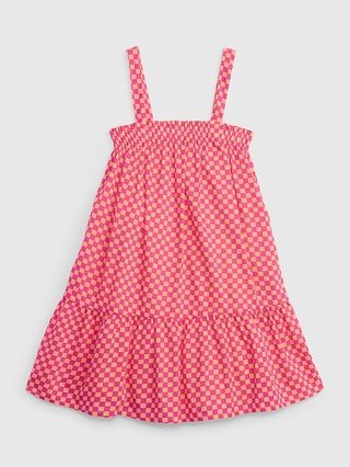 Kids Checkered Tiered Tank Dress | Gap (US)