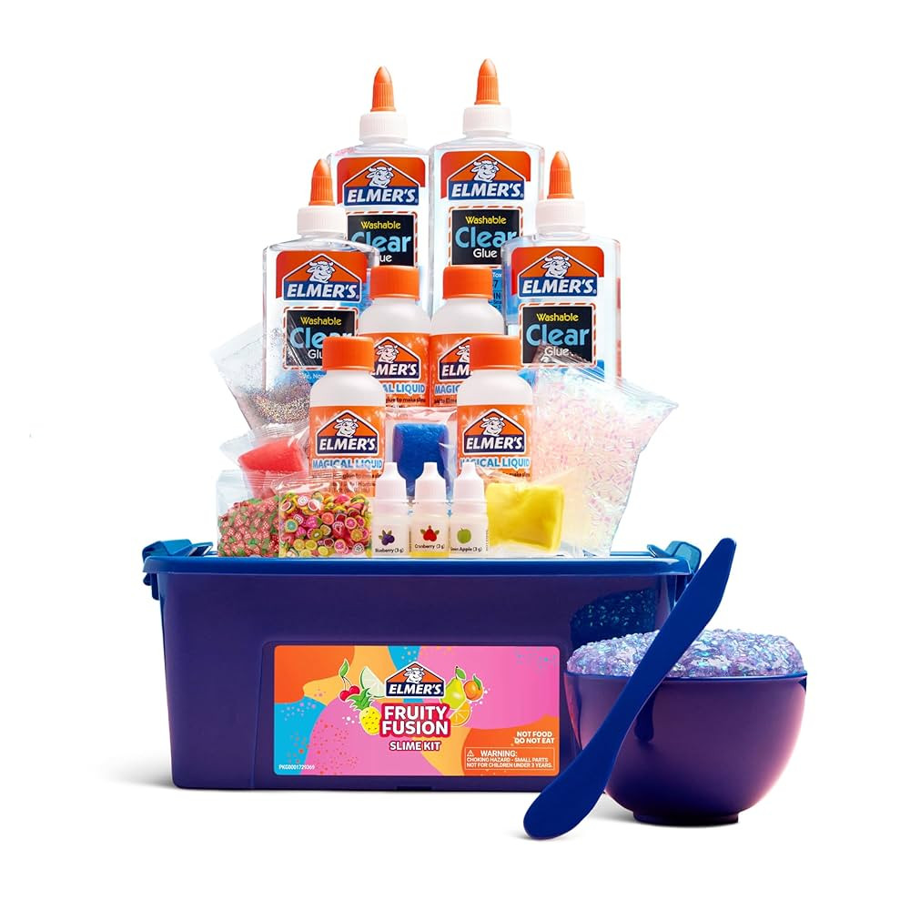 Elmer's Fruity Fusion Slime Kit, Includes Elmer's Clear Glue, Magical Liquid Slime Activator, Cla... | Amazon (US)