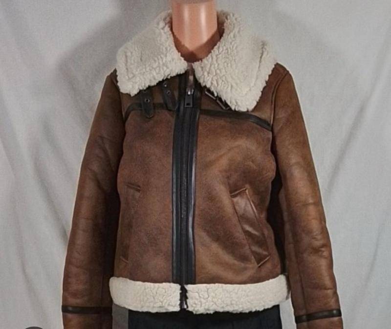 Women's Faux Shearling Aviator Jacket | Macy's