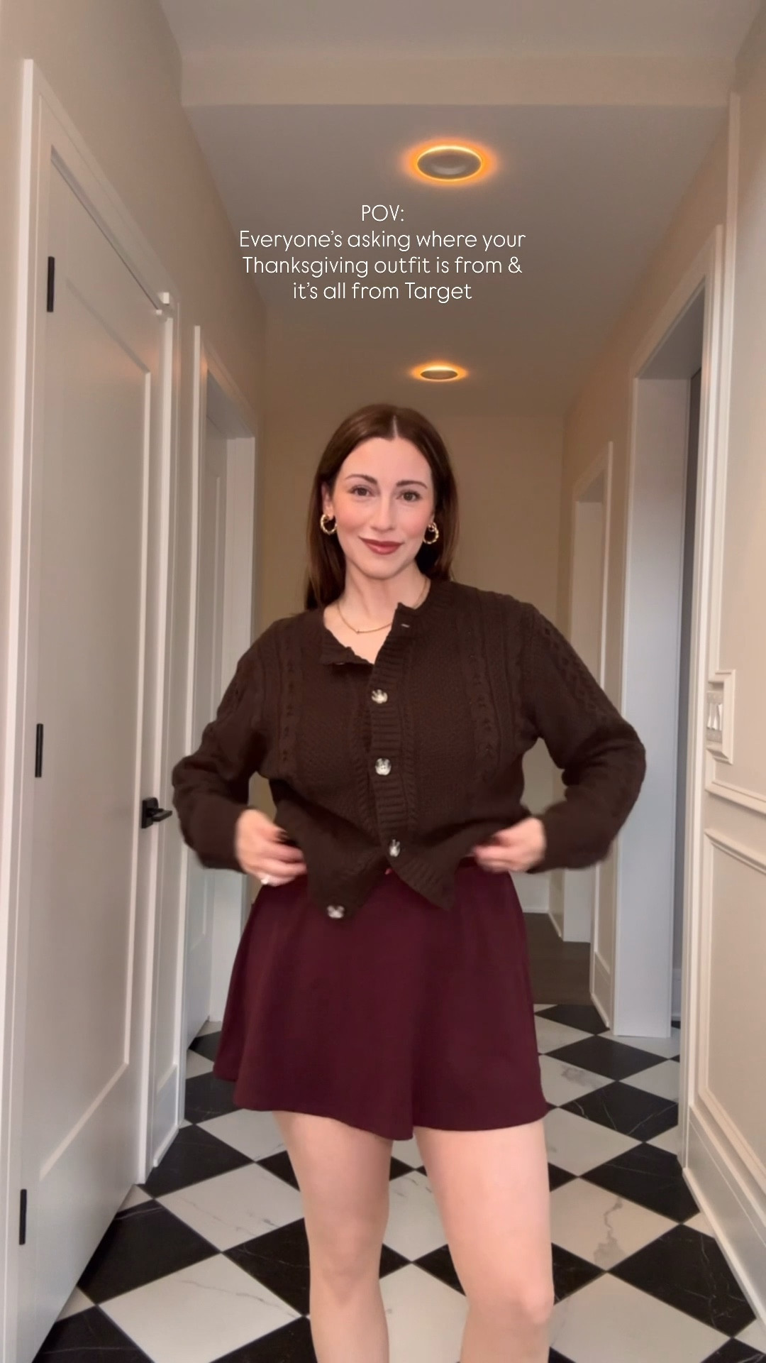Thanksgiving, Thanksgiving outfit, holiday outfit, Christmas outfit, Christmas Eve outfit, cardigan, skirt, mini skirt, tights, holiday party, holiday party outfit, hosting outfit, hosting the holidays, fall outfit, winter outfit, millennial mom, moms over 30, comfortable holiday outfit, target, target finds, amazon, Amazon finds

#LTKHoliday #LTKFindsUnder50 #LTKSeasonal