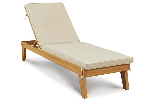 Byron Bay Outdoor Chaise Lounge with Nuvella Cushion | Ashley Homestore