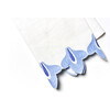 Iris Blue Sprout Trim Medium Hand Towel | Maisonette