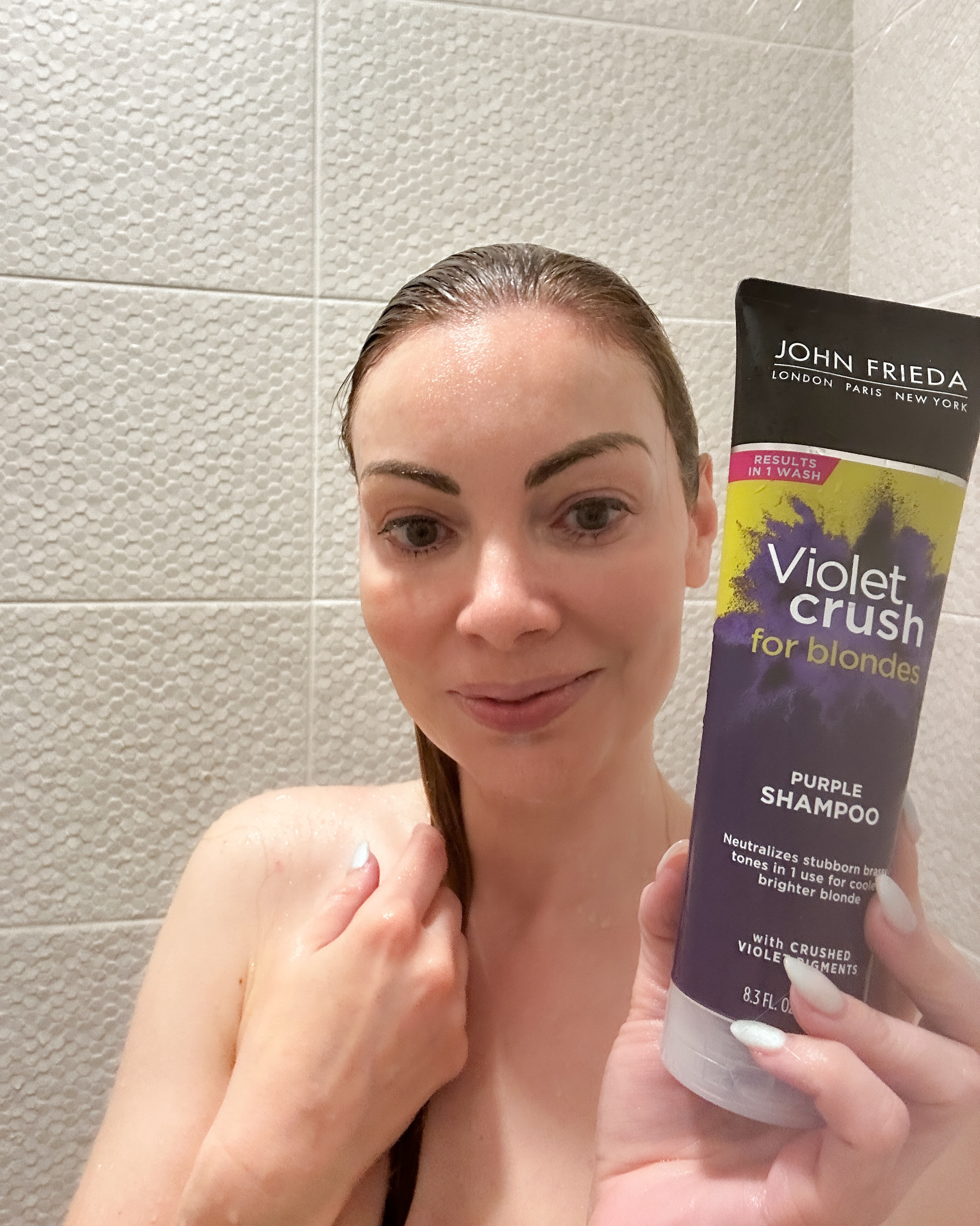 Keep your blonde, silver, or highlighted hair salon-fresh with John Frieda Purple Shampoo 💫💆‍♀️ This tone-perfecting formula neutralizes brassy tones while leaving your strands shiny, soft, and vibrant 🌸💜 Because great hair days should never fade! 🌞💁‍♀️

#JohnFrieda #PurpleShampoo #HairCareRoutine #BlondeHairCare #LTKBeauty #AmazonFinds #HealthyHair #SalonAtHome #ShinyHair #HairGoals #BeautyMustHaves #BrassyFree #HairColorCare #SelfCareEssentials #LTKHair 

 