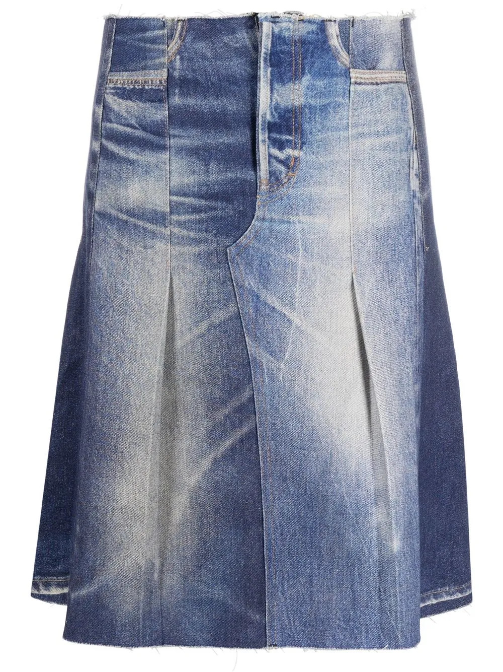 A-line denim skirt | Farfetch Global