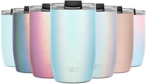 Simple Modern 12oz Voyager Travel Mug Tumbler w/Clear Flip Lid & Straw - Coffee Cup Kids Vacuum I... | Amazon (US)