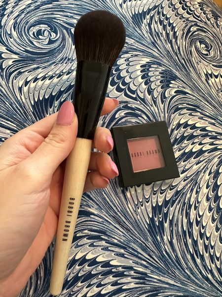I love Bobbi brown’s blush! It stays on all day and have been loving the desert pink color. I love it for everyday or in the evening. This blush brush is so soft and helps spread the blush evenly on my face - probably my favorite brush to use out of all!

#LTKbeauty