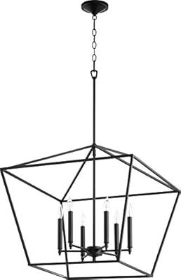 Quorum 644-6-69 Transitional Six Light Nook from Gabriel Collection in Bronze/Dark Finish | Amazon (US)