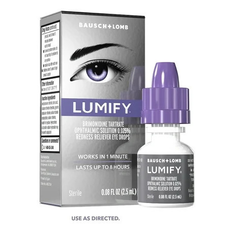 LUMIFY Eye Drops for Redness Relief and Whiter and Brighter Looking Eyes, .08 fl oz (2.5 ml) | Walmart (US)