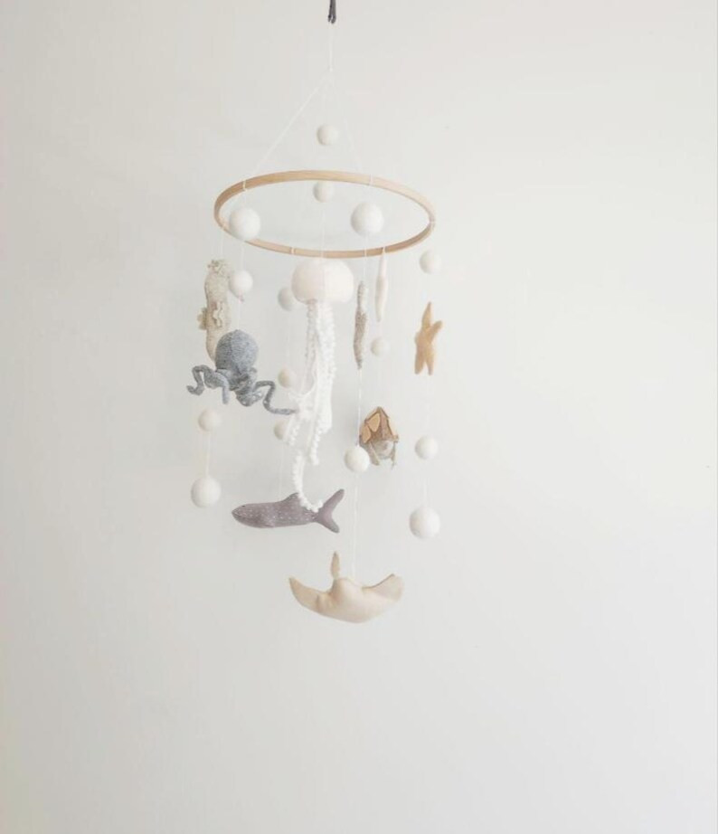 Baby Mobile Ocean -nursery Baby Mobile-baby Mobile - Nautical Mobile- Nursery Mobile- Sea Ocean M... | Etsy (US)