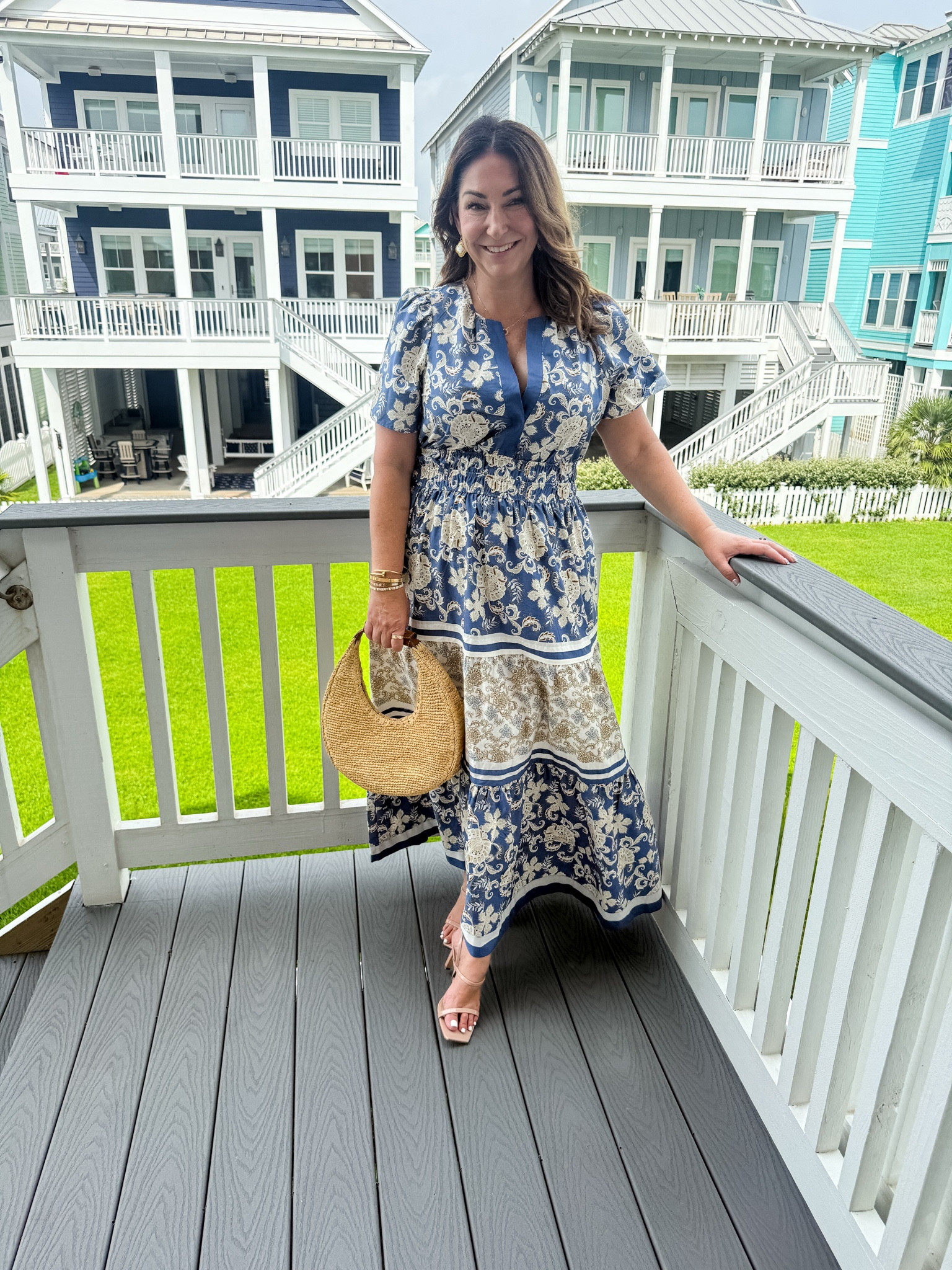 Yesterday we went to a wonderful early Father's Day brunch and this dress was perfect! This is a little bit low cut but fixed with a easy micro stitch. Loved the print for the beach 🌊 tts, L

#LTKSeasonal #LTKMidsize #LTKTravel