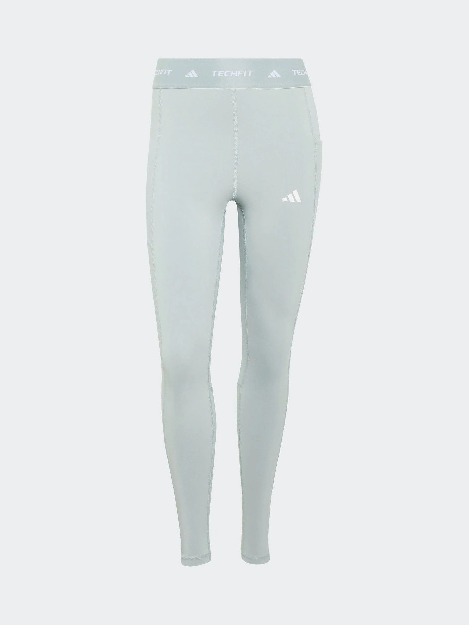 adidas adidas Green Techfit Stash Pocket Full-Length Leggings | Next US