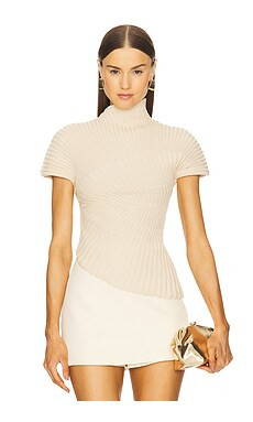 Cult Gaia Annemie Knit Top in Beach from Revolve.com | Revolve Clothing (Global)