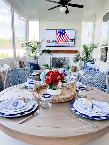 Memorial Day Independence Day 4th of July Labor Day Deck porch patio outdoor furniture #ltkoutdoor

#LTKSeasonal #LTKhome