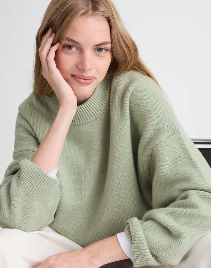 SoftWool Boxy Crewneck Sweater | Madewell