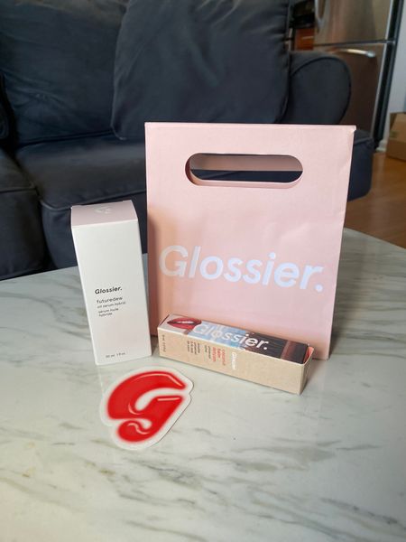 Just restocked my Glossier faves including a coconut balm dotcom and Futuredew one of my top base products of all time!

#LTKunder50 #LTKbeauty #LTKFind