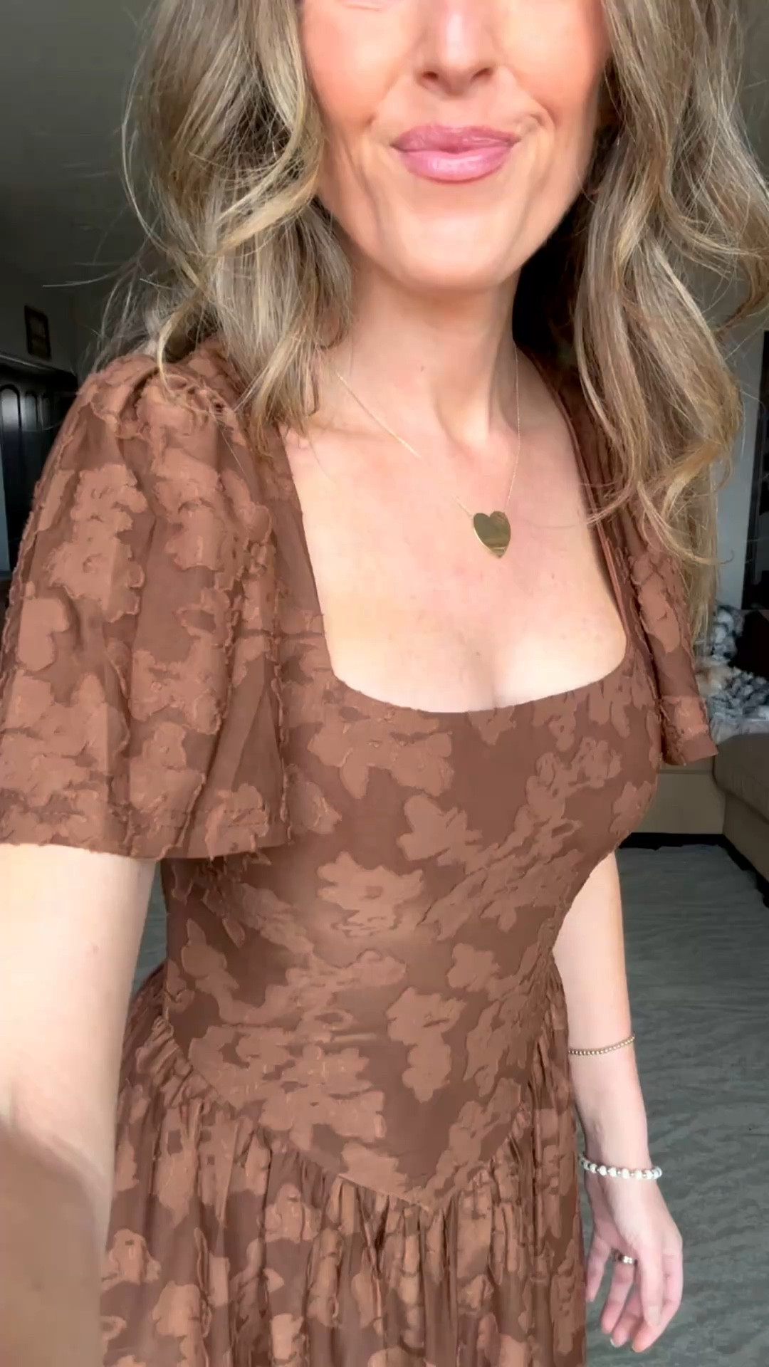 Obsessed with this knee length brown dress! 🤎 This new arrival is absolutely adorable! Wearing a small.

As an Amazon Influencer I earn commission on qualifying purchases.

Brown floral dress, mom style, square neck dress, spring fashion, spring dress

#LTKMidsize #LTKootd #LTKOver40