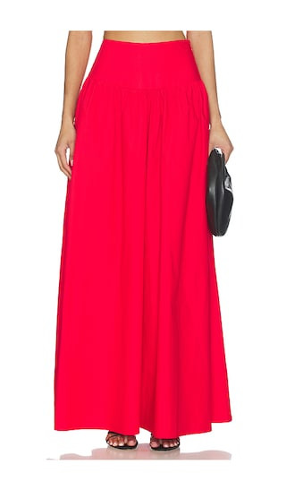Drop Waist Skirt in Perfect Red | Revolve Clothing (Global)