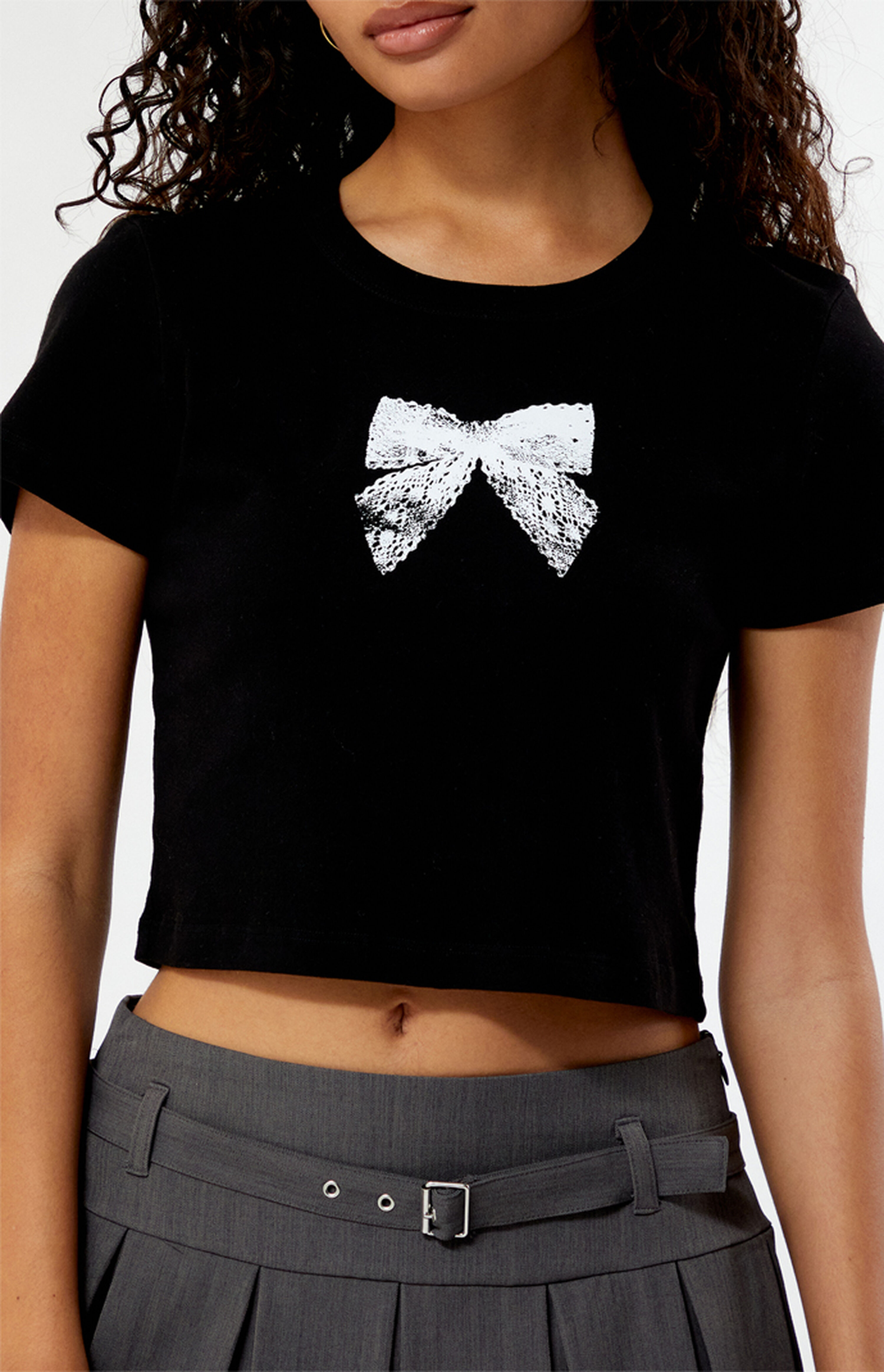 PS / LA Lace Bow Baby T-Shirt | PacSun