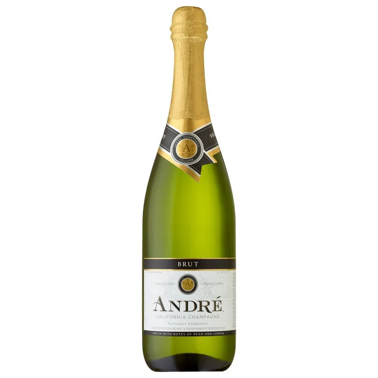 Andre Champagne Brut Sparkling White Wine, California, 750ml Glass Bottle, 10.5% ABV | Walmart (US)