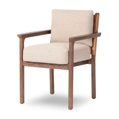 Jackee 21'' H Upholstered Oak Armchair | Wayfair North America