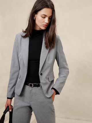 Stretch Twill Classic Blazer | Banana Republic Factory